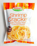 Shrimp cracker with flossy pork ข้าวเกรียบกุ้งหน้าหมูหยอง