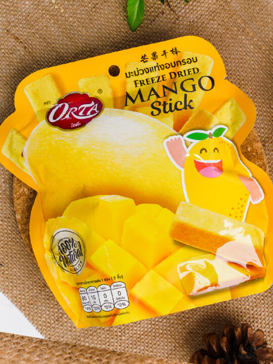 มะม่วงแท่งอบกรอบ Dried mango stick