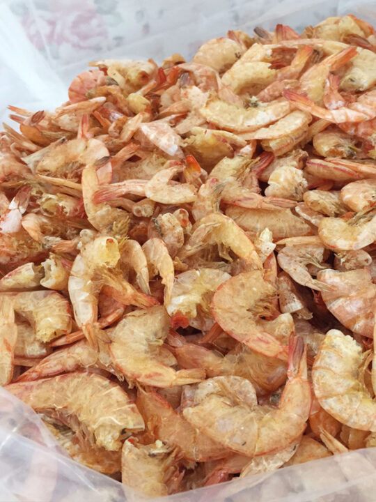 กุ้งเสียบ Dried shrimp